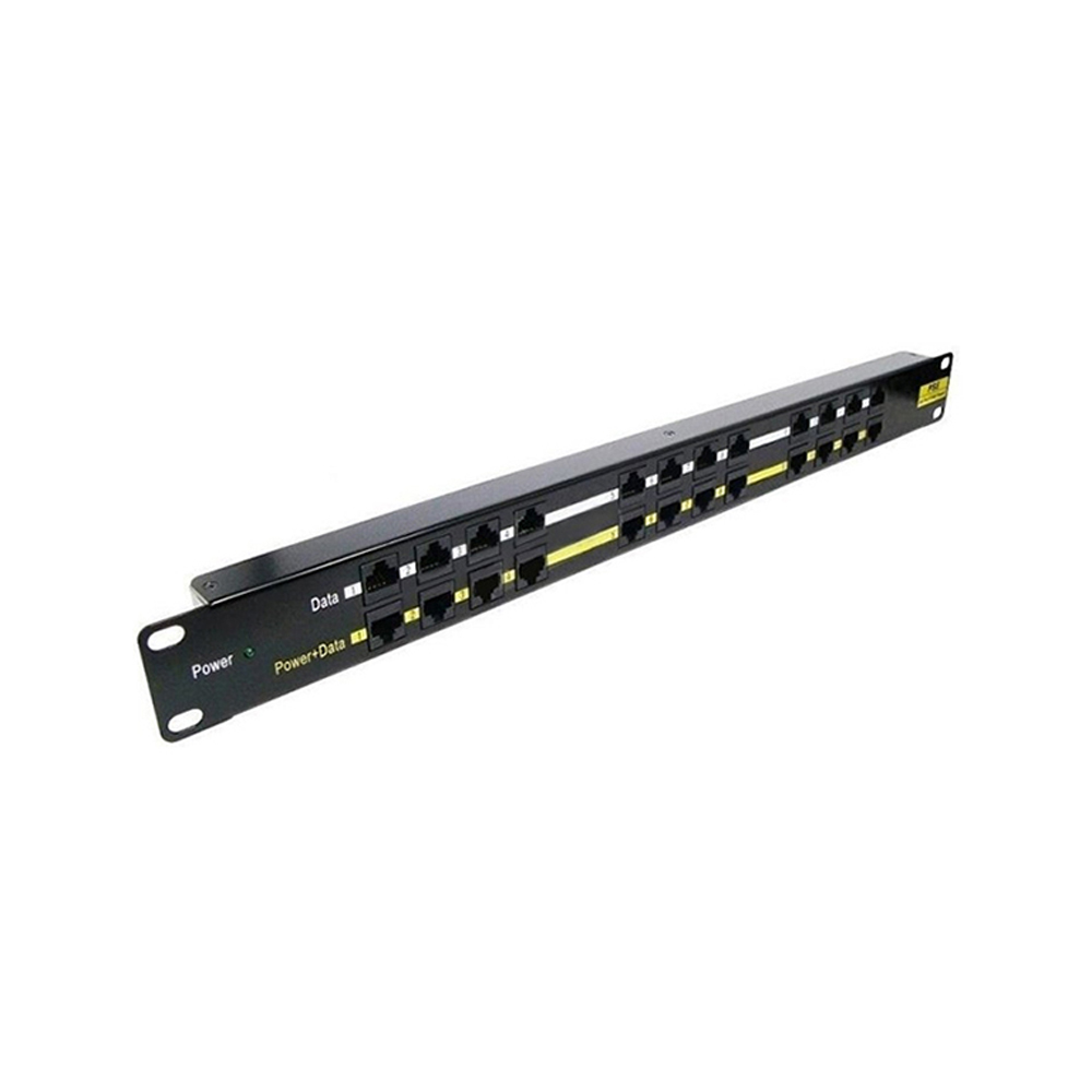 MAXLINK POE-PAN12 POE panel 12 ports, 1U for rack 19